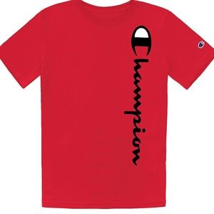 Champion Boys Short Sleeve Logo Tee Shirt